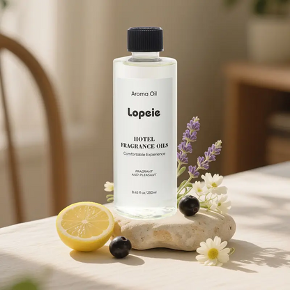 Lopeie Hotel Diffuser Oil Refill Inspired By The Ritz-Carlton Hotel- 250 ml 8.45 fl oz -Aromatherapy Essential Oil- Lemon,Lavender&Wood Notes-Ideal for Ultrasonic And Waterless Diffusers Pleasant Fragrant
