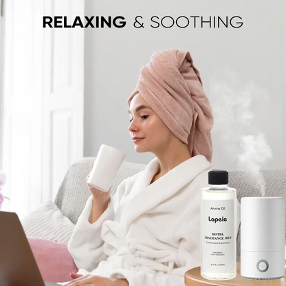 Lopeie Hotel Diffuser Oil Refill Inspired By The Ritz-Carlton Hotel- 250 ml 8.45 fl oz -Aromatherapy Essential Oil- Lemon,Lavender&Wood Notes-Ideal for Ultrasonic And Waterless Diffusers Pleasant Fragrant